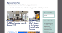 Desktop Screenshot of highlandshomeplace.com